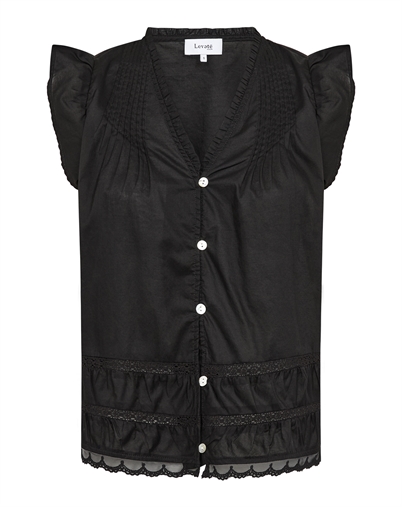 Leveté Room - LR - Rosy 2 Top - Black